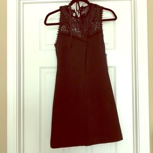 XS Zara black dress